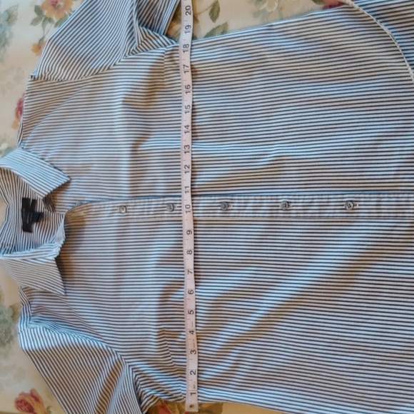 J.Crew Perfect Black and White Striped Button Shirt Women's Medium - Picture 8 of 17